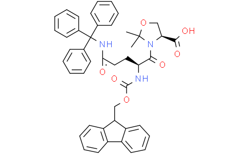 (S)-3-((S)-2-((((9H-芴-9-基)甲氧基)羰基)氨基)-5-氧代-5-(三苯甲基氨基)戊酰基)-2,2-二甲基恶唑烷-4-羧酸