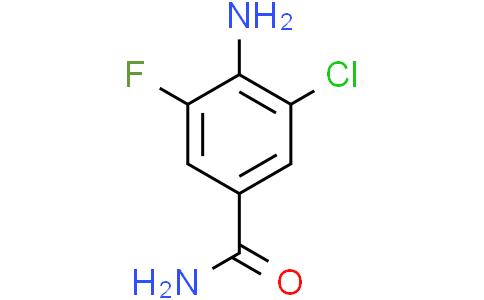 4-Amino-3-chloro-5-fluorobenzamide