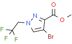 4-溴-1-(2,2,2-三氟乙基)-1H-吡唑-3-羧酸甲酯
