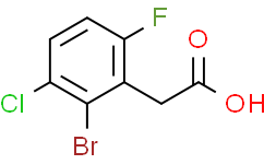 2-(2-溴-3-氯-6-氟苯基)乙酸