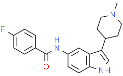 4-氟-N-(3-(1-甲基哌啶-4-基)-1H-吲哚-5-基)苯甲酰胺