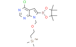 4-氯-6-(4,4,5,5-四甲基-1,3,2-二氧硼杂环戊烷-2-基)-7-((2-(三甲基硅烷基)乙氧基)甲基)-7H-吡咯并[2,3-d]嘧啶