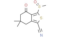 6,6-二甲基-3-(甲基亚磺酰基)-4-氧代-4,5,6,7-四氢苯并[c]噻吩-1-甲腈