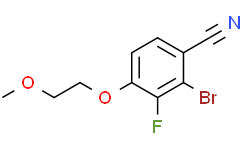 2-溴-3-氟-4-(2-甲氧基乙氧基)苯甲腈