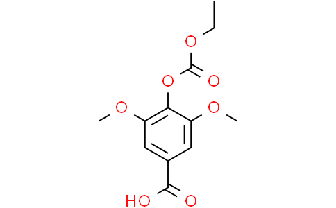 4-乙氧羰基氧基-3,5-二甲氧基苯甲酸