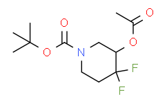 3-乙酰氧基-4,4-二氟哌啶-1-羧酸叔丁酯