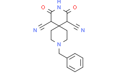 9-Benzyl-2,4-dioxo-3,9-diazaspiro[5.5]undecane-1,5-dicarbonitrile