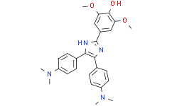 4,5-bis(4-dimethylaminophenyl)-2-(3,5-dimethoxy-4-hydroxyphenyl)imidazole