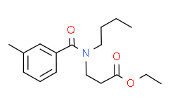 3-(N-丁基-3-甲基苯甲酰胺基)丙酸乙酯