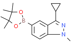 3-环丙基-1-甲基-5-(4,4,5,5-四甲基-1,3,2-二氧硼杂环戊烷-2-基)-1H-吲唑