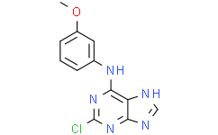 2-氯-N-(3-甲氧基苯基)-7H-嘌呤-6-胺