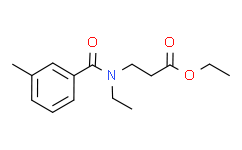 3-(正乙基-3-甲基苯甲酰胺基)丙酸乙酯