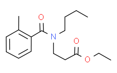 3-(N-丁基-2-甲基苯甲酰胺基)丙酸乙酯