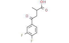 2-甲基-4-羰基-4-(3',4'-二氟苯基)丁酸