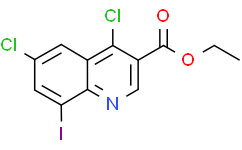 4，6-二氯-8-碘喹啉-3-羧酸乙酯