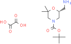 (R)-6-(氨基甲基)-2，2-二甲基吗啉-4-羧酸叔丁酯草酸酯