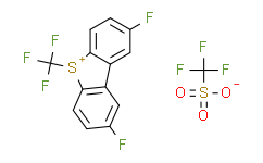 2,8-二氟-5-(三氟甲基)-5H-二苯并[B,D]噻吩-5-鎓三氟甲磺酸盐