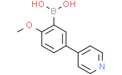 2-甲氧基-5-(吡啶-4-基)苯硼酸