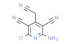2-氨基-6-氯-4-(氰基甲基)吡啶-3,5-二甲腈