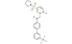 1-(2-氧代-2-(3'-(三氟甲基)-[1,1'-联苯]-4-基)乙基)-5-(吡咯烷-1-基磺酰基)吡啶-2(1H)-酮