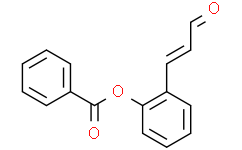 (E)-2-(3-氧代丙-1-烯-1-基)苯基 苯甲酸酯