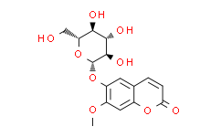 7-甲氧基-6-(((2S,3R,4S,5R,6R)-3,4,5-三羟基-6-(羟甲基)四氢-2H-吡喃-2-基)氧基)-2H-苯并吡喃-2-酮