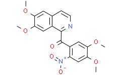 (6,7-Dimethoxy-1-isoquinolinyl)(4,5-dimethoxy-2-nitrophenyl)methanone