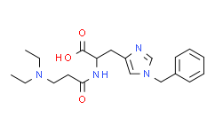 3-(1-苄基-1H-咪唑-4-基)-2-(3-(二乙基氨基)丙酰胺基)丙酸