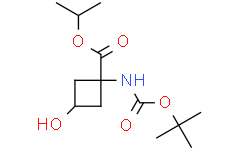 反式-丙烷-2-基-1-{{[((叔丁氧基)羰基]氨基} -3-羟基环丁烷-1-羧酸酯