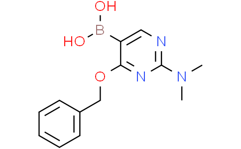 4-苄氧基-2-二甲基氨基嘧啶-5-硼酸