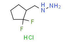 [(2,2-difluorocyclopentyl)methyl]hydrazine hydrochloride