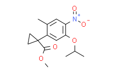 1-(5-异丙氧基-2-甲基-4-硝基苯基)环丙烷羧酸甲酯