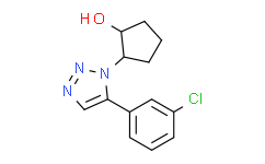 2-(5-(3-氯苯基)-1H-1,2,3-三唑-1-基)环戊醇