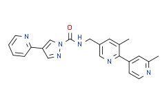 N-((2',3-二甲基-[2,4'-联吡啶]-5-基)甲基)-4-(吡啶-2-基)-1H-吡唑-1-甲酰胺