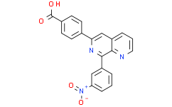 4-[8-(3-nitrophenyl)-1,7-naphthyridin-6-yl]benzoic Acid