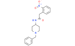 N-(1-benzylpiperidin-4-yl)-2-(2-nitrophenyl)acetamide