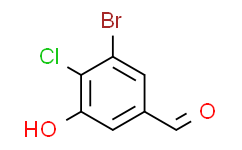 3-溴-4-氯-5-羟基苯甲醛