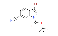 3-溴-6-氰基-1H-吲哚-1-羧酸叔丁酯