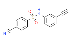 4-Cyano-N-(3-ethynylphenyl)benzene-1-sulfonamide