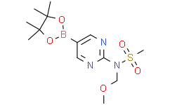 N-(甲氧基甲基)-N-(5-(4,4,5,5-四甲基-1,3,2-二氧硼杂环戊烷-2-基)嘧啶-2-基)甲磺酰胺