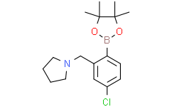 1-(5-氯-2-(4,4,5,5-四甲基-1,3,2-二氧硼杂环戊烷-2-基)苄基)吡咯烷