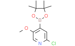 2-氯-5-甲氧基-4-(4,4,5,5-四甲基-1,3,2-二氧硼杂环戊烷-2-基)吡啶