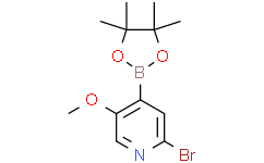 2-溴-5-甲氧基-4-(4,4,5,5-四甲基-1,3,2-二氧硼杂环戊烷-2-基)吡啶