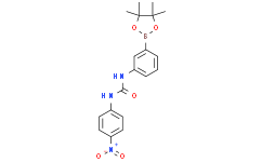 1-(4-硝基苯基)-3-(3-(4,4,5,5-四甲基-1,3,2-二氧硼杂环戊烷-2-基)苯基)脲