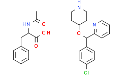 (S)-2-[(4-氯苯基)(4-哌啶氧基)甲基]吡啶N-乙酰-L-苯丙氨酸盐
