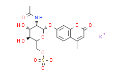 4-甲基香豆素基-2-乙酰氨基-2-脱氧-6-氧-硫酸基-β-D-吡喃葡萄糖苷钾盐