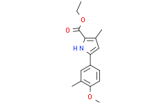 5-(4-甲氧基-3-甲基苯基)-3-甲基-1H-吡咯-2-羧酸乙酯