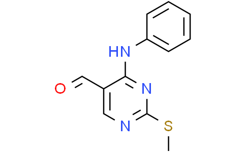 2-甲基硫烷基-4-苯基氨基-嘧啶-5-甲醛