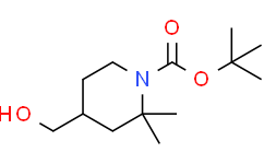 tert-butyl 4-(hydroxymethyl)-2,2-dimethyl-piperidine-1-carboxylate