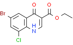 6-溴-8-氯-4-羟基-喹啉-3-羧酸乙酯